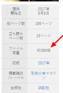 電子書籍のファイルサイズ データ量 を調べる方法 電子書籍の夢を見た